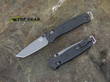 Benchmade Bailout 537 Folding Knife, CPM-3V Tool Steel Tanto, Black FRN Handle, Smoked Grey Chromium Nitride Blade - 537GY