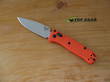Benchmade Mini Bugout Folding Knife, S30V Stainless Steel, Orange Handle - 533