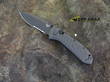 Benchmade Presidio II Serrated Black Knife, CPM-S30V Stainless Steel, Serrated, CF-Elite Handle - 570SBK-1
