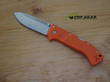 Cold Steel Ultimate Hunter Folding Hunting Knife, CPM S35VN Stainless Steel, Orange - 30URY