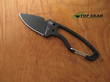 DPx HEAT Hiker Knife, 1095 High Carbon Steel, Black - DPHTX023