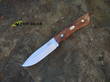 Fallkniven TF Taiga Forester Fixed Blade Knife with Zytel Sheath, Lam. CoS Cobalt Steel, Desert Iron Wood Handle - TF1z