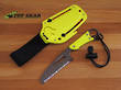 HPA 1 Water and Air Rescue Knife with Yellow G10 Handle - 10645