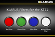 Klarus Filter for XT11 Torch - Red Green or Blue