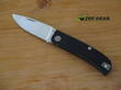 Manly Wasp Pocket Knife, 14C28N Stainless Steel, Black G10 Handle - 01ML067