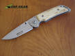 Marttiini MFK-3W Folding Knife with Curly Birch Handle - 10112