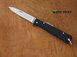 Mercator Pocket Knife with Pocket Clip, Stainless Steel Blade, Black Handle - 10436R