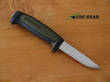 Mora Basic 511 Fixed Blade Knife MG, Carbon Steel, Black/Green - 22107