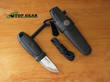 Mora Eldris Neck Knife with Fire Starter Kit, Black - 12629