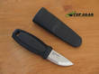 Mora Eldris Pocket-Sized Fixed Blade Knife, Black Handle - 017554
