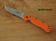 Ontario RAT I Folding Knife, Orange Handle, Satin Finish, Fine Edge - 8848OR