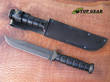 Ontario 498 Marine Combat Knife with Leather Sheath - 498