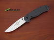 Ontario Knife Company RAT II Pocket Knife, D2 Tool Steel, Satin Finish, Black Carbon Fiber - 8832
