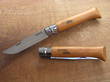 Opinel No. 10 Pocket Knife, Carbon Steel - Beechwood