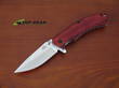 Utica Woodsman Linerlock Knife, 8Cr13MoV Stainless Steel, Wood Handle - 11-1045CP