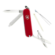 Victorinox Classic SD Swiss Army Keyring Knife, Red - 0.6223