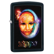 Zippo Venetian Mask Windproof Lighter, Black - 28669
