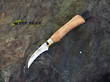 Antonini Knives Old Bear Classical Mushroom Knife, Italian Olive Wood Handle, 420 Stainless Steel - 9387-19_LU