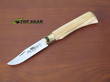 Antonini Knives Old Bear Classical Pocket Knife, Medium, Italian Olive Wood Handle, 420 Stainless Steel - 9307-19_LU