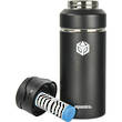 Aquamira Shift Insulated Water Filter Bottle, 32 Oz, BLU IV, Black - 00621