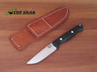 Bark River Gunny Hunter Knife, CPM 3V Steel, Canvas Micarta Handle - 07-026M-BC