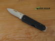 Bear and Son 110BK Slipjoint Pocket Knife, Aluminium Handle, Black - 110BK