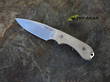 Bradford Guardian 3 3D Fixed Blade Knife, Bohler-Uddeholm AEB-L Stainless Steel, Olive Drab Canvas Micarta Handle, Stonewash Fin