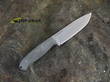 Bradford Guardian 5.5 3D Fixed Blade Knife, Bohler N690 Stainless Steel, Black Canvas Micarta Handle, Stonewash Finish - 5.5-S10