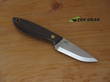Brisa Bobtail 80 Fixed Blade Knife, Bison Micarta Handle, 12C27 Stainless Steel - 9954