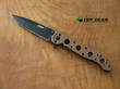 CRKT M16-03BK Folding Spear-Point Knife, Aluminium Handle, Bronze TiNi Handle, Razor Edge, Black Oxide Blade - M16-03BK