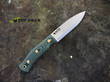 Casstrom No. 10 Swedish Forest Knife, Green Micarta Handle, 14C28N Stainless Steel - 13107