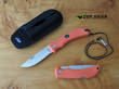 Eka Swede 10 Folding Hunting Knife, Orange Handle - 736608