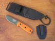 Esee 3 Knife with Molle Sheath System, Orange Handle - ESEE-3P-MB-OD