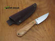 Brisa Necker 70 Knife, 12C27 Stainless Steel, Olive Wood Handle - 9813