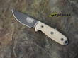 Esee 3 Desert Tan Knife with Black Blade, Modified Pommel, Knife only - ESEE-3PB-KO-DT