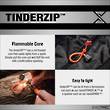 Exotac TinderZip Emergency Tinder Zipper Pull, Black - 9000-BLK