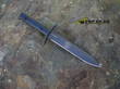 Extrema Ratio Arditi Combat Knife, Bohler N690 Cobalt Steel, Black Forprene Handle - 04.1000.0220-BLK