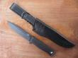 Fallkniven S1 Forest Hunting and Survival Knife, Black CeraCoat 8H Finish - S1BL