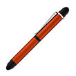 Fisher Space Pen Tec Touch Dual Stylus Pen with Clip, Orange - TECTD-O