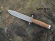 Fox Defender Military Tactical Knife, 440C Stainless Steel, Palisander Wood Handle - 689