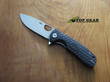 Honey Badger Flipper Pocket Knife, D2 Tool Steel, Medium, Black - HB1016