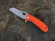 Honey Badger Wharncliffe Pocket Knife, Medium, Orange - HB1068