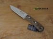 Joker Montanero Fixed Blade Knife, 14C28N Stainless Steel, Bocote Handle - CB134