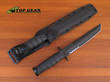 Ka-Bar Tanto Tactical Combat Knife Black - 1245