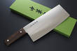 Kanetsune Seki Chinese Cleaver Knife with Rosewood Handle, SK-4 High Carbon Steel, 220 mm - KC-096