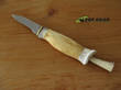 Kellam Mushroom Knife, Curly Birch and Antler Handle - KT92