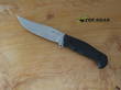 Kizlyar Supreme Caspian Fixed Blade Knife, D2 Tool Steel, Black Handle - KK0043