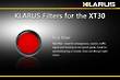 Klarus Filter for XT30 Tactical LED Torch - Red