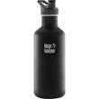Klean Kanteen Classic Stainless Steel Bottle with Sports Cap - 1.2L, 40 oz. Shale Black