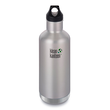 Klean Kanteen Classic Vacuum INSULATED Stainless Steel Bottle w Loop Cap, Brushed Stainless, 32 oz. - K32VCPPL-BS-A